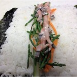 Muktuk sushi roll