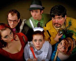 The cast of Clue: The Musical