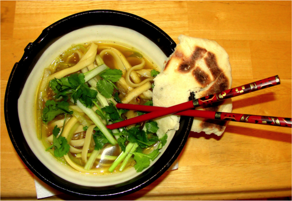 Naan with Pho