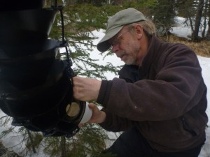 Paul Liedberg, recently retired from the USFWS, finds time for "citizen scientist" work around Dillingham. KDLG photo