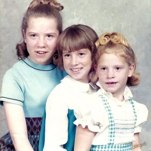 Kimberley and her two sisters, Robin and Teresa. Photo courtesy of Kimberley Bruesch