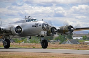 "Aluminium Overcast" a World War II Boeing B-17G. The Flying Fortress. Photo courtesy of Rex Gray.