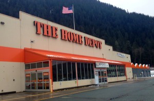 Juneau’s Home Depot is looking to hire 45 seasonal employees for the spring. Photo by Casey Kelly, KTOO - Juneau.