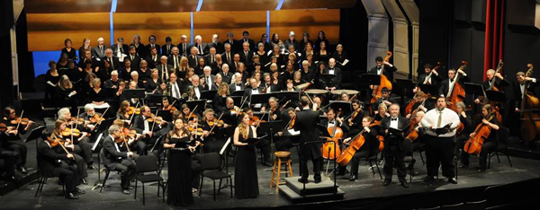 The Juneau Symphony and Juneau Symphony Chorus performed the Mozart Requiem, April 5 & 6, 2014. (Photo by Glen Fairchild)