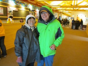 Bill and Terri Heaver are tourists from Virginia. (KRBD photo)