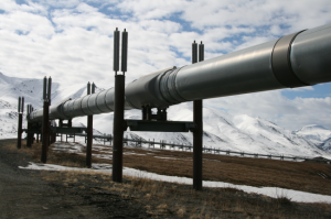 Trans-Alaska Pipeline System. (Photo by Alaska Department of Natural Resources)