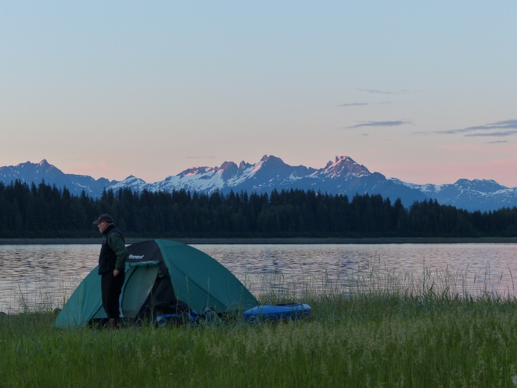 Nelson and Lentfer spent up to ten days at a time camped out in the park. (Photo by Debbie Miller)