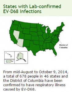 Learn more about states with confirmed cases. (Map from CDC)