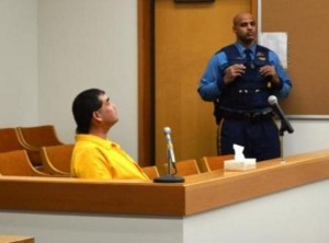 Leroy Dick Jr., at his arraignment on a first degree murder charge on March 20, 2013.