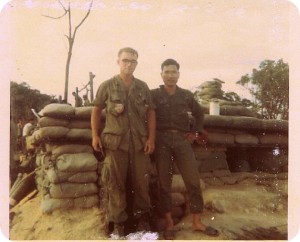 Sam Bunge and ARVN LT in Vietnam in 1969. Photo courtesy of Sam Bunge