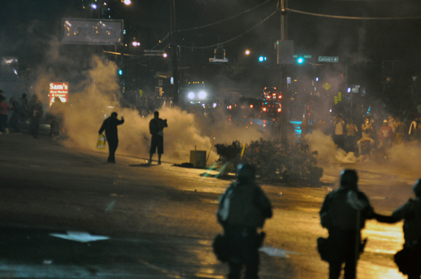 Unrest in Ferguson, MO in August 2014.(Photo via Loavesofbread/Wikimedia Creative Commons)