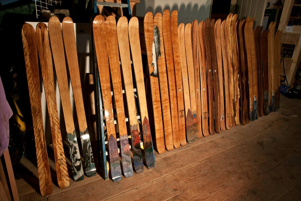 Fairweather Ski Works is a small ski company in Haines that manufactures skis and splitboards for backcountry skiers. Photo courtesy of Fairweather Ski Works.