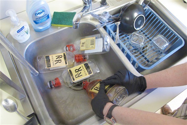 Bethel WAANT investigators seize alcohol bound for local option communities. Photo Credit: Ben Matheson