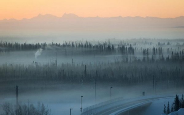 State and borough air-quality regulators are working to develop programs and staff to help clean up air pollution that sets in on cold winter days in Fairbanks. (Credit KUAC file photo)