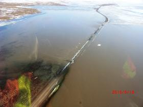 Flooding near Milepost 394 Dalton Highway Credit Alaska Department of Transportation