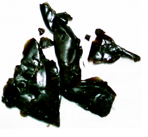 Black tar heroin is one form of the narcotic that’s reached rural Alaska. Photo courtesy Alaska Department of Public Safety.
