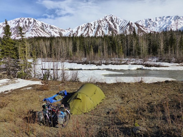 Christian and Patricia Sterrett are on a round-the-world bike tour. We caught them just after they landed in Alaska. For more on their journey, check out their blog: http://avelotoutsimplement.blogspot.com/.
