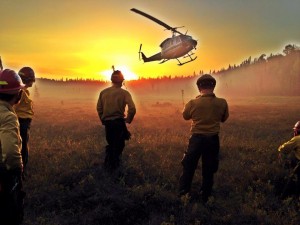 File photo of the Montana Creek East Fire in June 2015. (Courtesy of Baker River Hotshots)