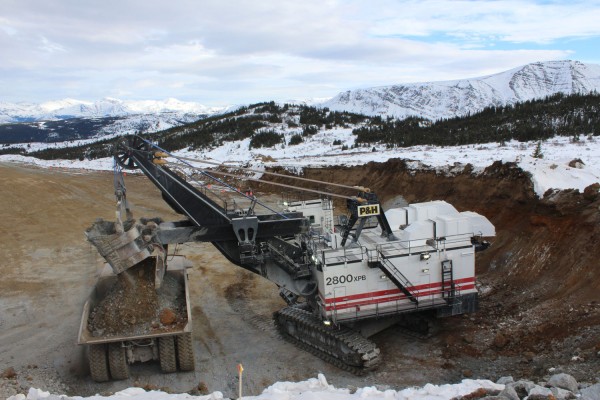 Mining at Red Chris in February 2015. (imperialmetals.com)