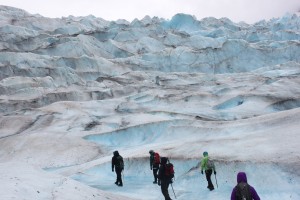 Thirteen educators participated in Discovery Southeast’s Teacher Expedition on the Mendenhall Glacier. (Photo by Lisa Phu/KTOO)