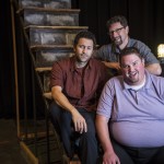 New Theatre staff/faculty, Dan Anteau, Brian Cook and Tyson Hewitt.