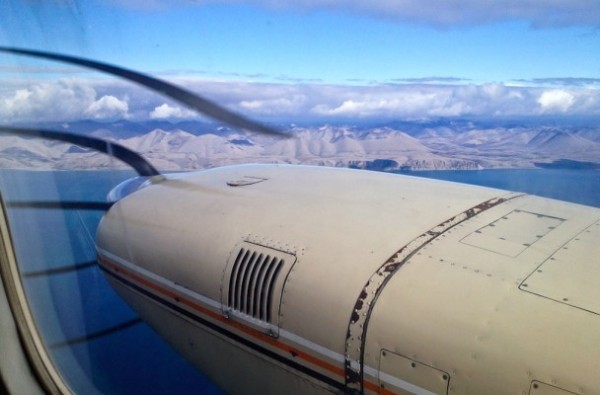 Flight over western Alaska. Photo: Francesca Fenzi, KNOM