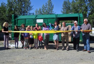 The new recycling program comes online in Talkeetna. (KTNA photo)