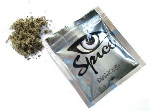 Spice is commercially sold in different packaging, typically as a loose packet of herbs treated with chemicals. (Courtesy photo - US Marine Corps)