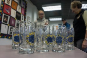 Tasting glasses for Capital Brewfest 2015.(Photo by Jeremy Hsieh/KTOO)