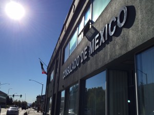 The Consulado de Mexico in downtown Anchorage will close to the public in November and staff will be gone by the end of the year. (Hillman/KSKA)