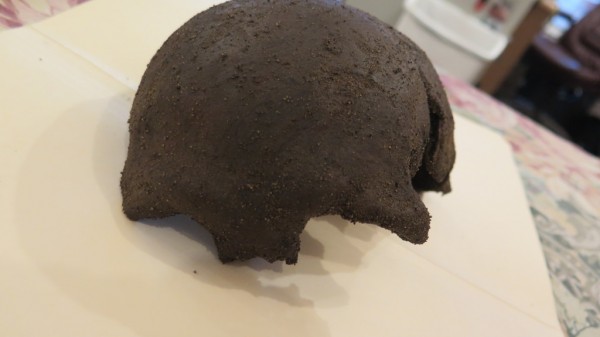 Part of a human skull was found in a dirt pile at the American Bald Eagle Foundation on Monday. (Cheryl McRoberts)