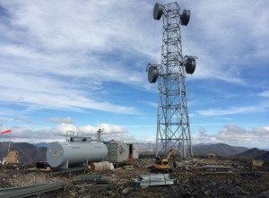 A TERRA network radio tower. (Photo via GCI)
