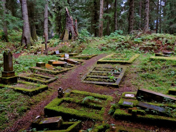 This fall in Sitka, the Russian Orthodox Cemetery was vandalized four times by a group of juveniles. Bob Sam, the 30-year volunteer caretaker, said it "broke my spirit." (Photo courtesy of Bob Sam) 