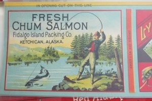 Image from a Lynx Brand canned salmon label
