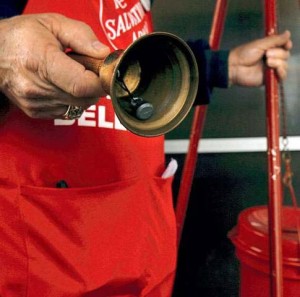 The Salvation Army’s Red Kettle fund-raiser pays for holiday assistance programs, as well as those offered year-round. (Photo courtesy Salvation Army)