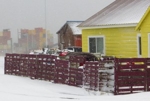 For some, with winter snow comes financial stress over heating bills. CREDIT CLARK FAIR via KDLG.org.