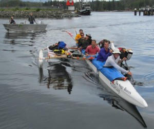Team Soggy Beavers was one of the 15 teams to finish last year’s Race to Alaska. (KRBD file photo)
