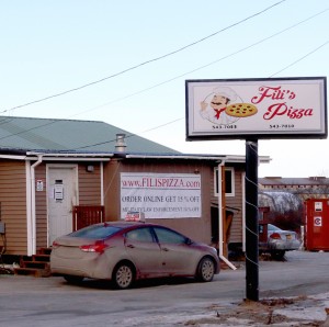 Fili’s Pizza. (Photo by Dean Swope / KYUK)