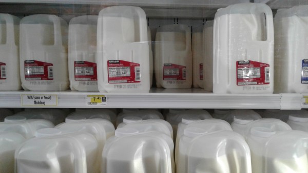 The PFD has more impact in rural Alaska, where high unemployment combines with the high cost of living ( including groceries like this milk at Bethel's AC grocery store) to make dividend checks a crucial cash infusion. Photo: Rachel Waldholz/APRN