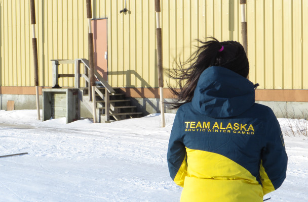 Nine athletes from Nome will represent Team Alaska at the Arctic Winter Games in Nuuk, Greenland. (Photo by Laura Kraegel, KNOM)