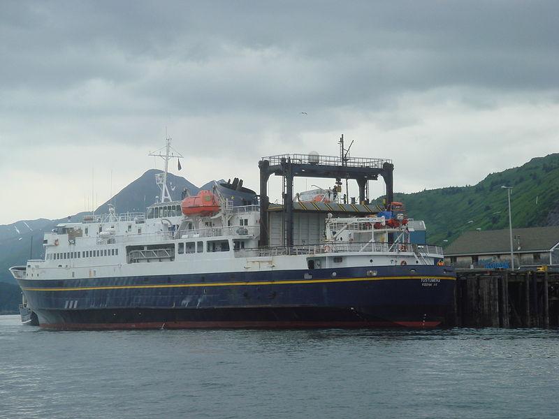 The MV Tustumena was scheduled to leave Dutch Harbor for Homer on May 21. Now that trip will happen at least two weeks later, says the AK DOT. ( Photo couretsy of Nancy Heise)