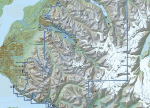 Chugach, State, Park, Map