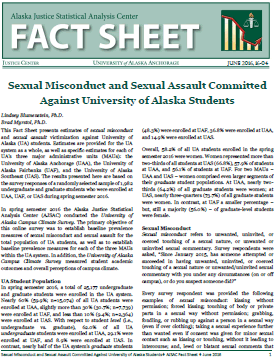 UAA Justice Center Report (Courtesy of UAA Justice Center)