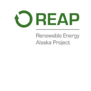 Logo for the Renewable Energy Alaska Project 