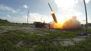 A THAAD missile launch in 2015. File photo: MDA
