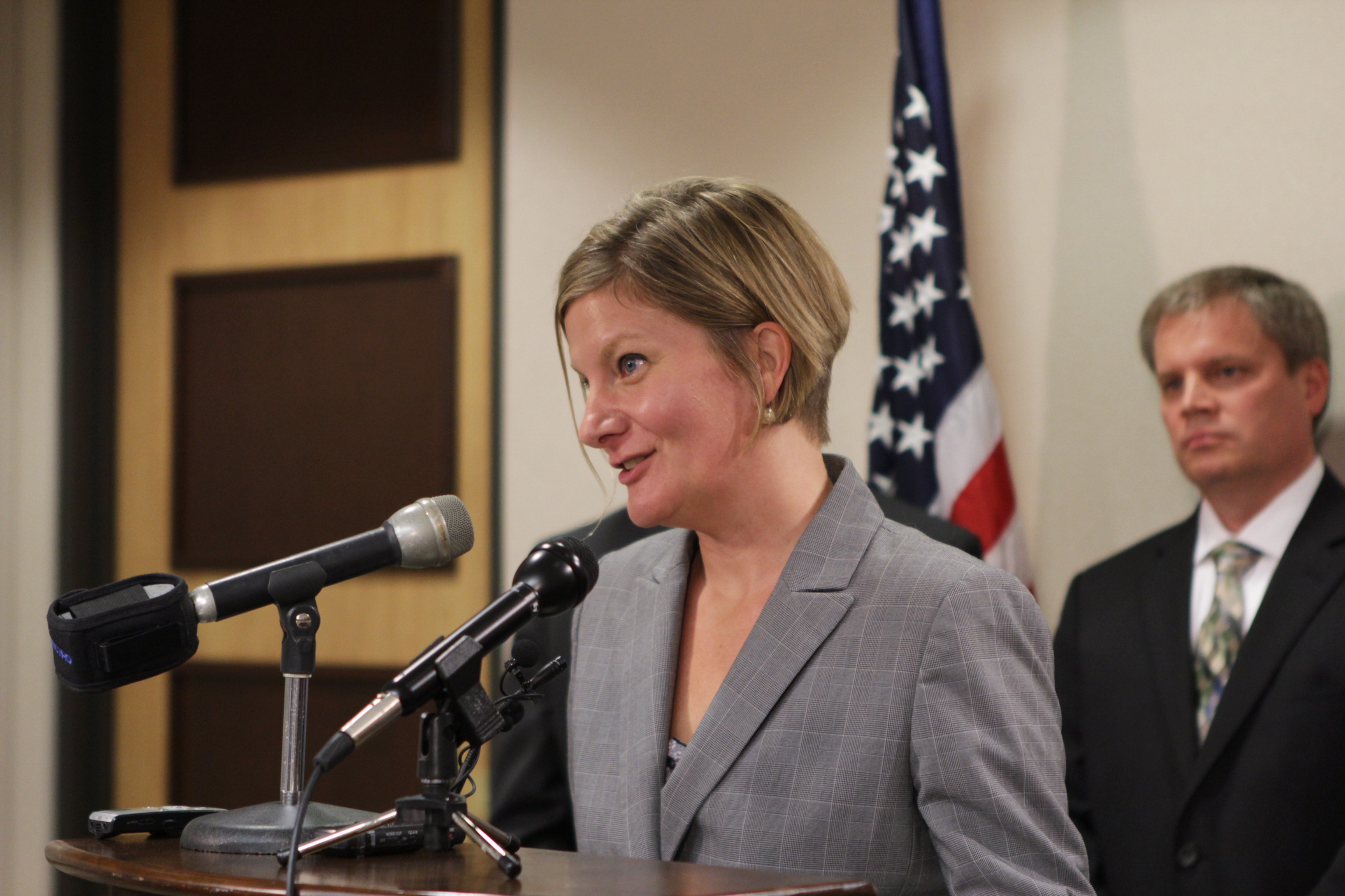 Jahna Lindemuth, the new Attorney General of Alaska. (Photo by Graelyn Brashear, Alaska Public Media - Anchorage)