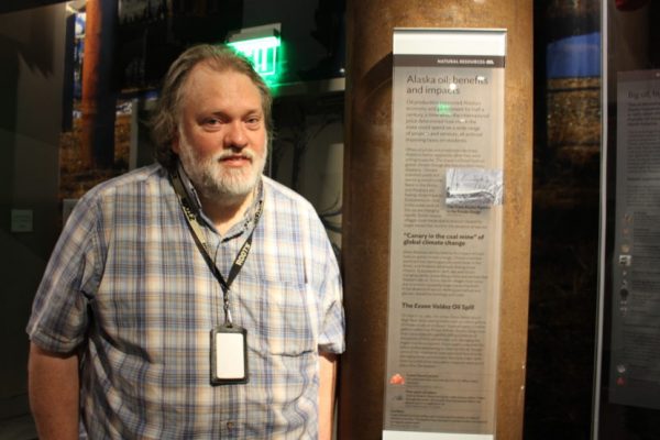 Steve Henrikson has worked at the state museum since 1988. (Photo by Elizabeth Jenkins/KTOO)