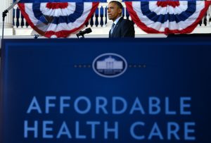 President Obama speaks about the Affordable Care Act.