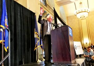 Bernie Sanders (Photos: Liz, Ruskin/ Alaska Public Media)