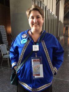 Olivia Garrett, a Sanders delegate from Fairbanks.